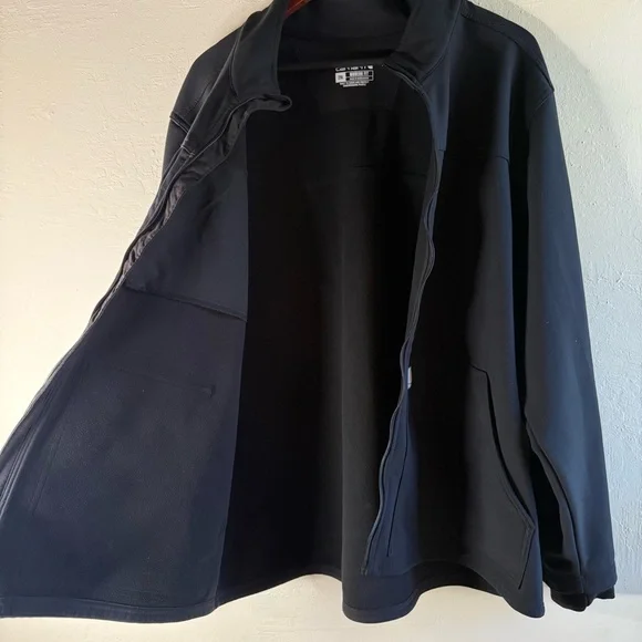 Carhartt Rugged Flex Bonded Fleece Scrub Jacket Size 2XL Black NWOT - Picture 7 of 8